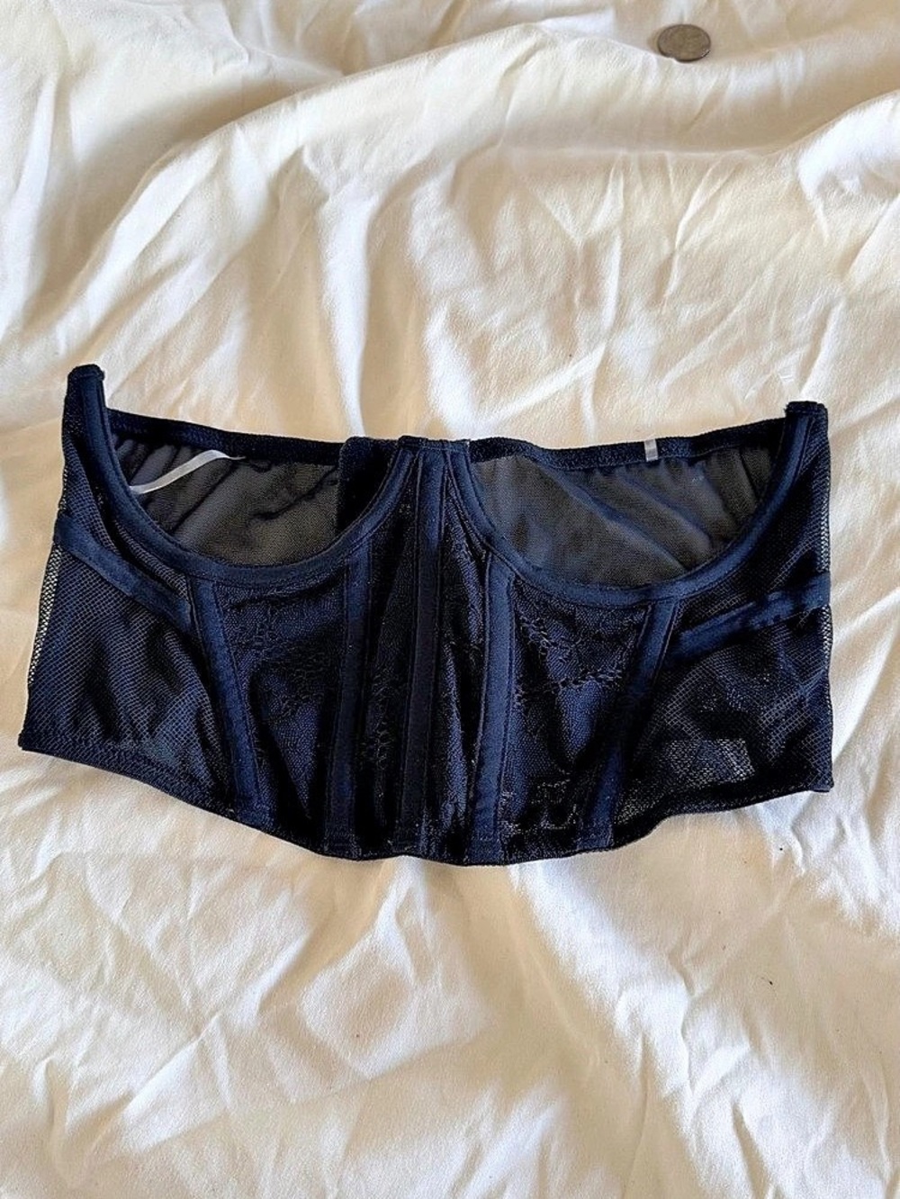 auden Women's Lace Lingerie Corset Black Bra